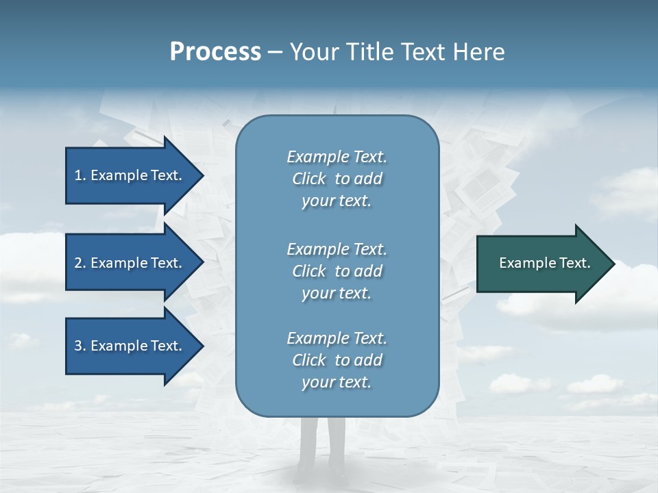 Serious Sky Man PowerPoint Template