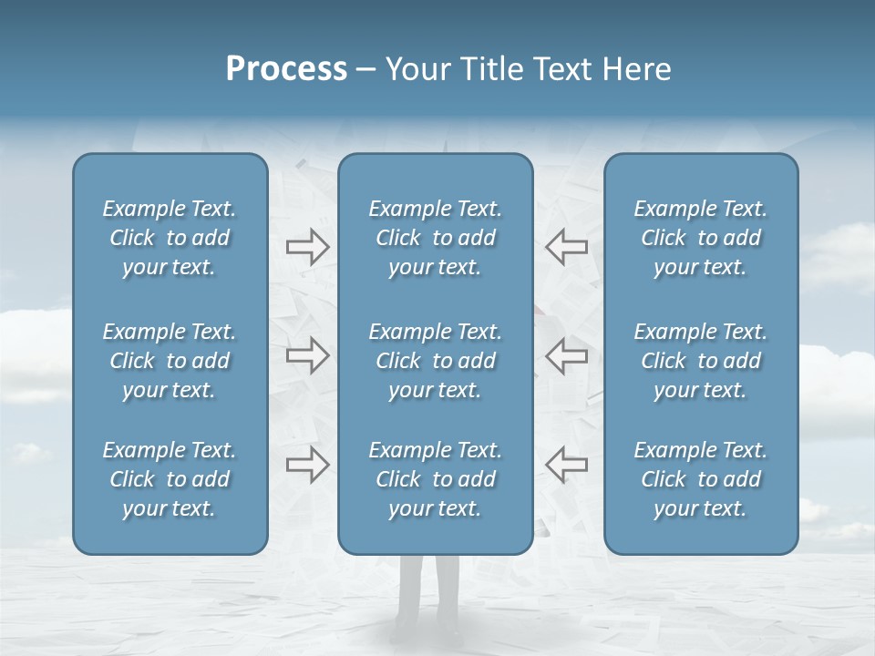 Serious Sky Man PowerPoint Template