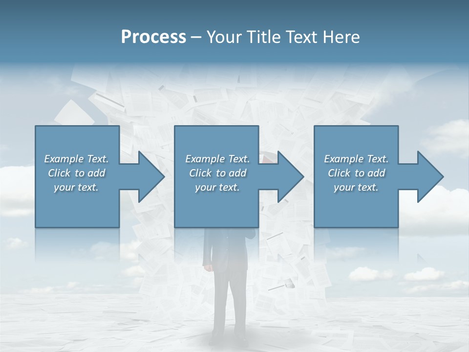 Serious Sky Man PowerPoint Template