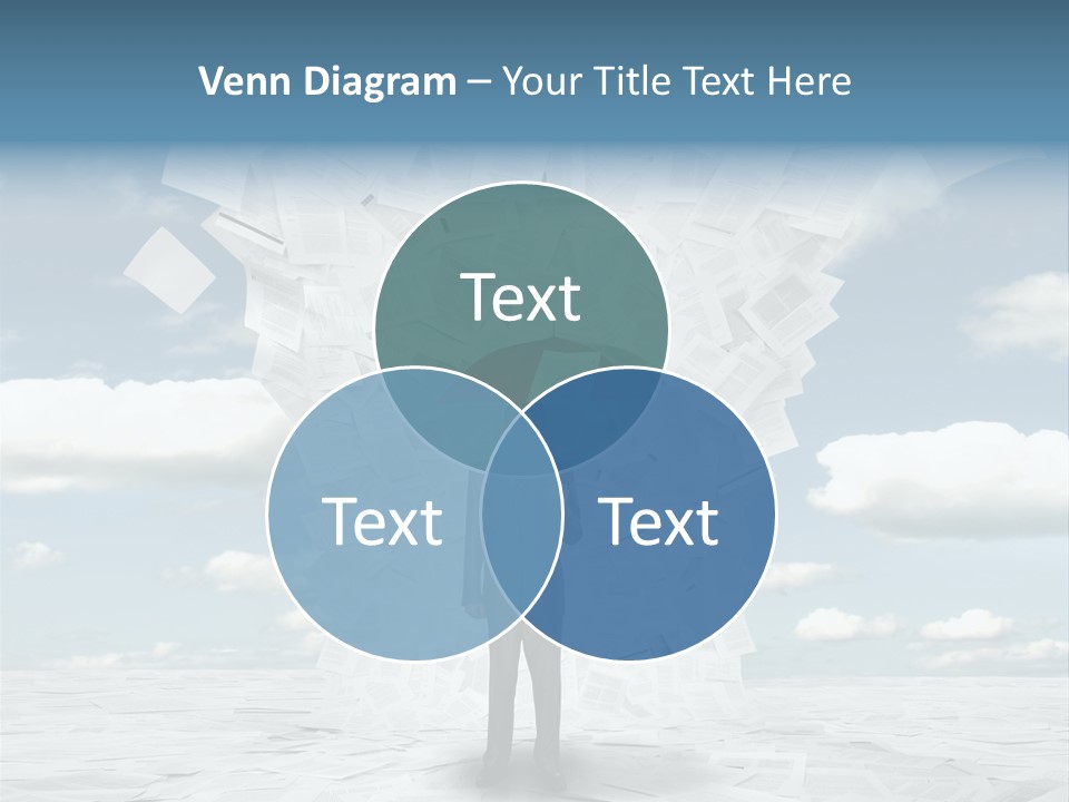 Serious Sky Man PowerPoint Template