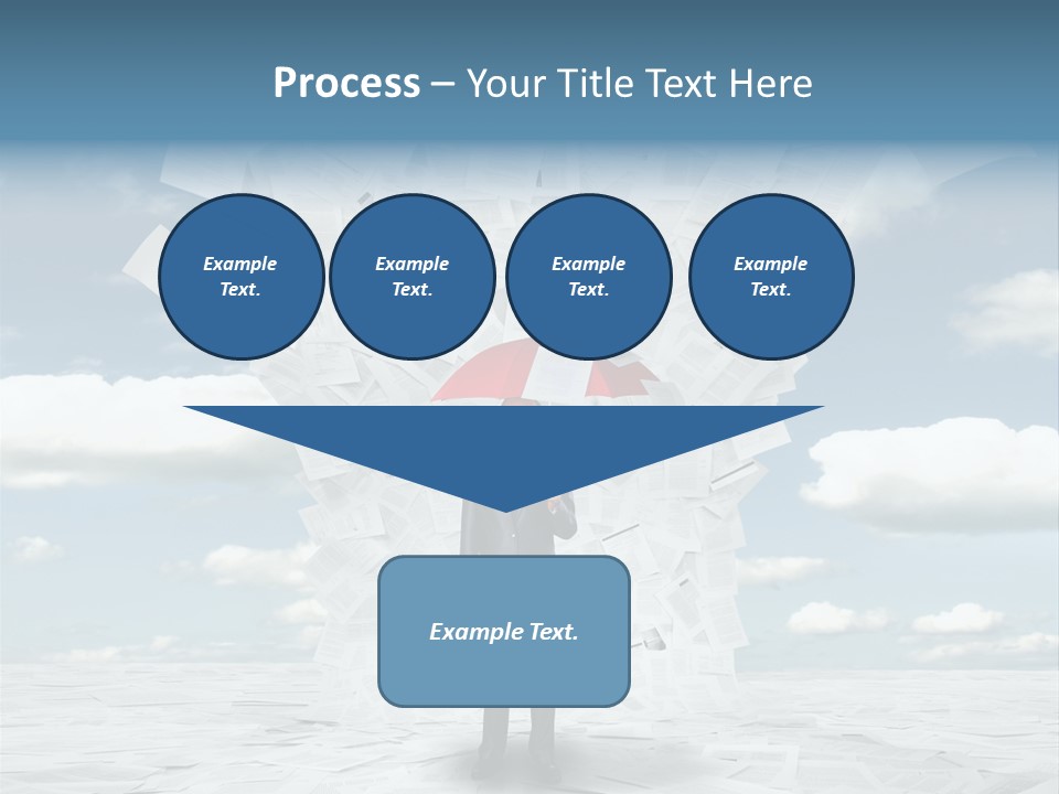 Serious Sky Man PowerPoint Template