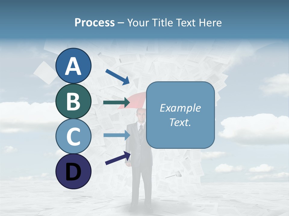 Serious Sky Man PowerPoint Template