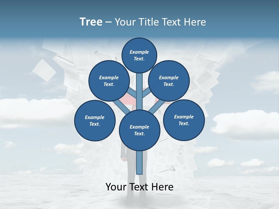 Serious Sky Man PowerPoint Template