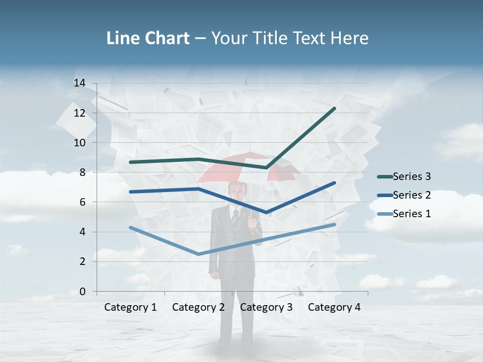 Serious Sky Man PowerPoint Template