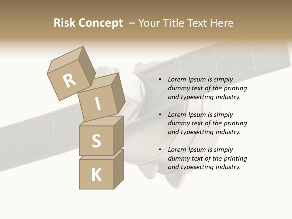 Satelite Launch Spacecraft PowerPoint Template