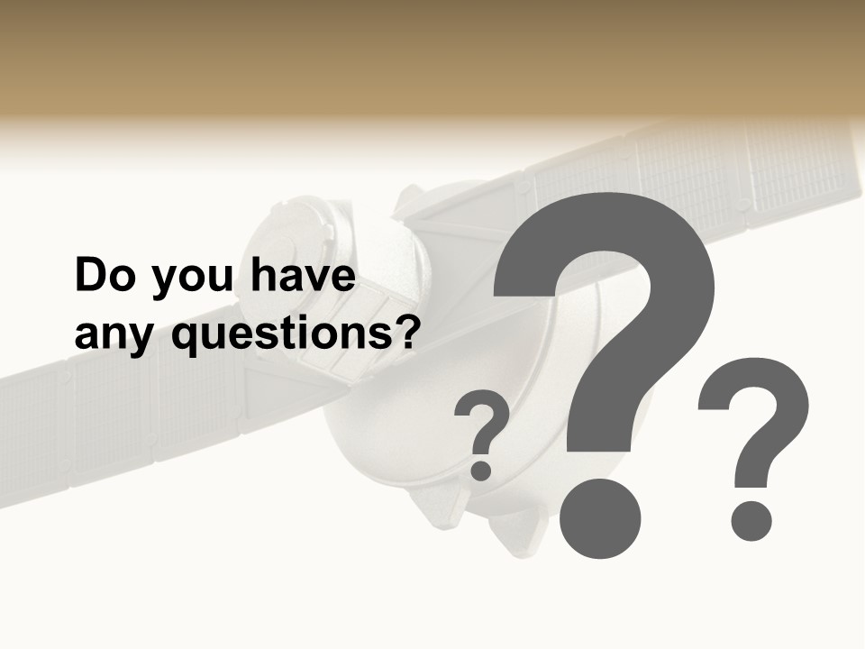 Satelite Launch Spacecraft PowerPoint Template