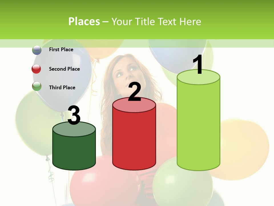 Caucasian White Cheerful PowerPoint Template