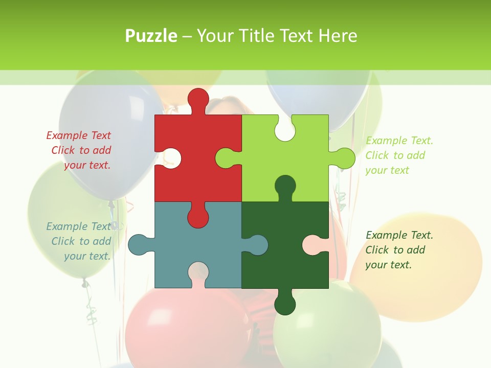 Caucasian White Cheerful PowerPoint Template