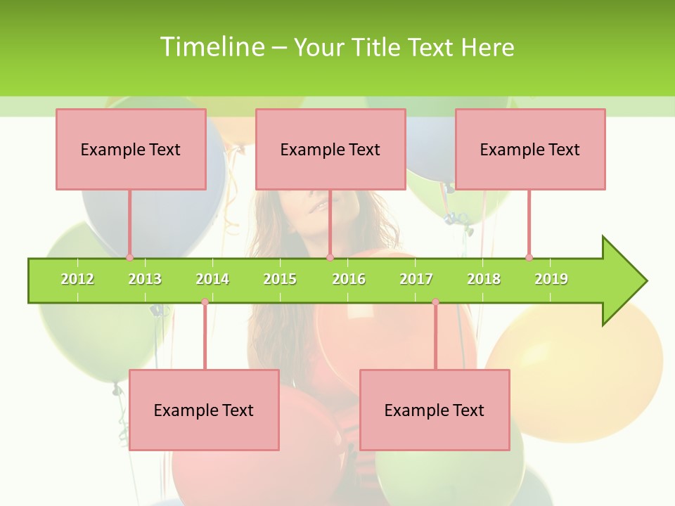 Caucasian White Cheerful PowerPoint Template