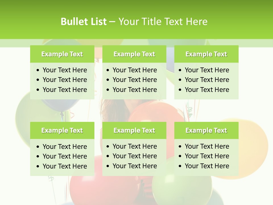 Caucasian White Cheerful PowerPoint Template