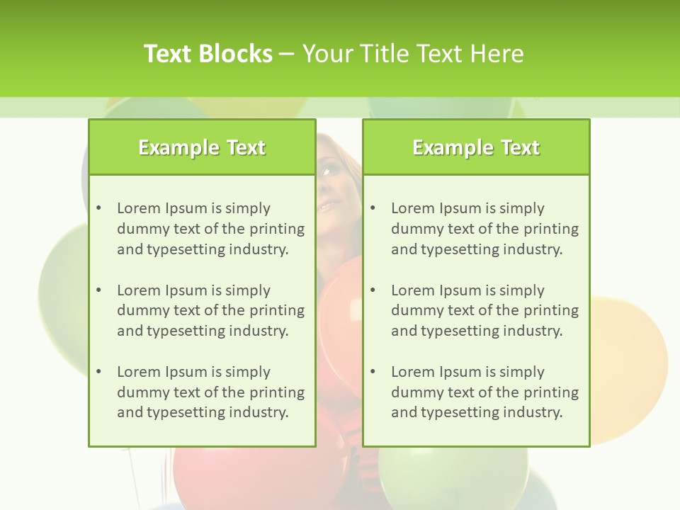 Caucasian White Cheerful PowerPoint Template