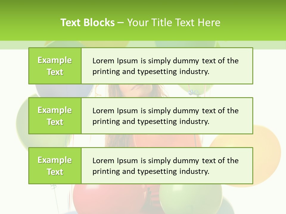 Caucasian White Cheerful PowerPoint Template