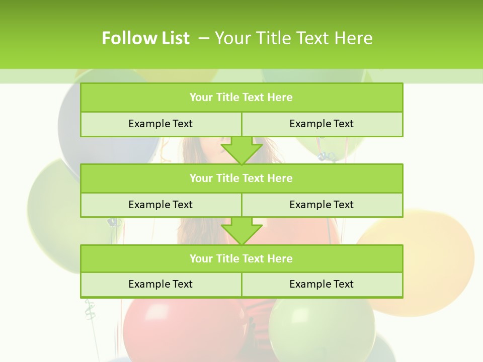 Caucasian White Cheerful PowerPoint Template