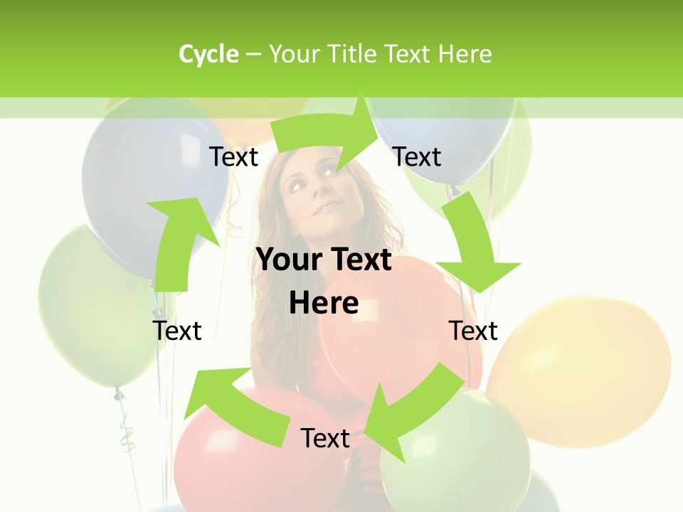 Caucasian White Cheerful PowerPoint Template