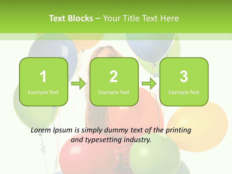 Caucasian White Cheerful PowerPoint Template
