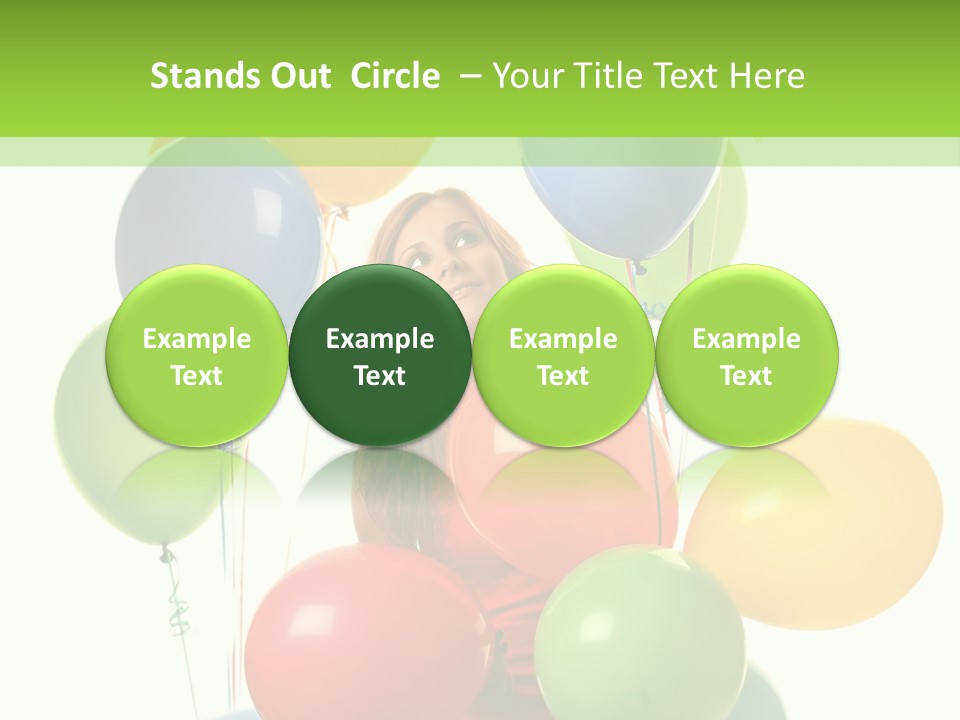 Caucasian White Cheerful PowerPoint Template