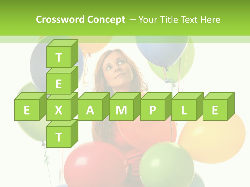 Caucasian White Cheerful PowerPoint Template