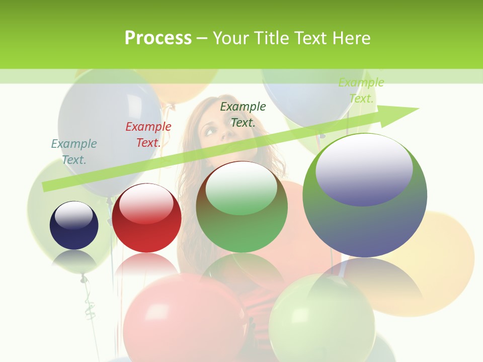 Caucasian White Cheerful PowerPoint Template