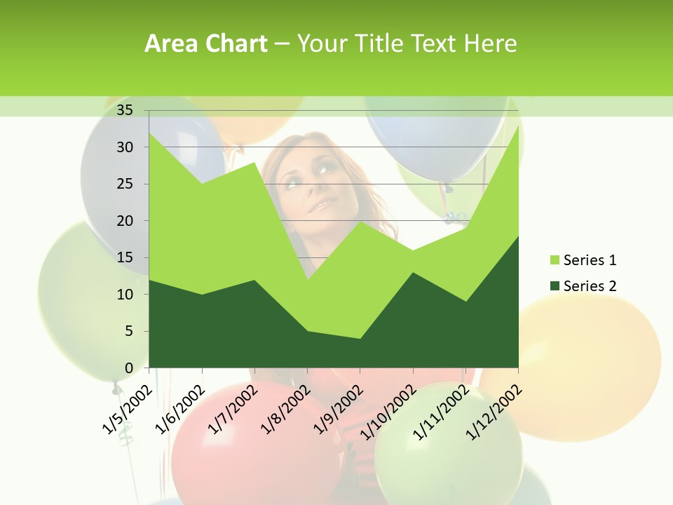 Caucasian White Cheerful PowerPoint Template