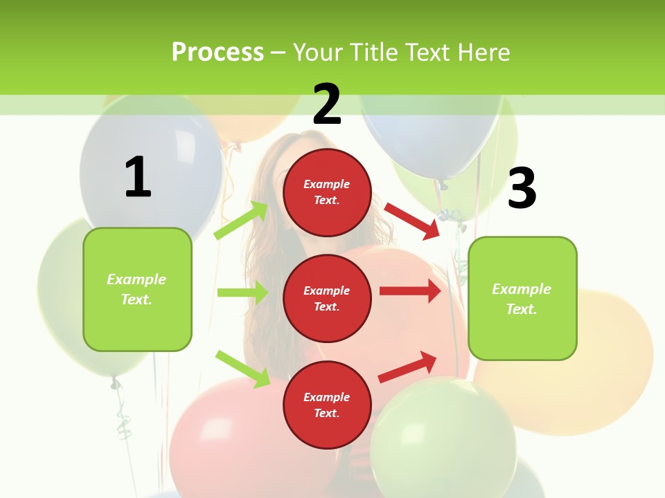 Caucasian White Cheerful PowerPoint Template