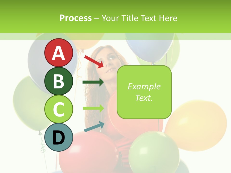 Caucasian White Cheerful PowerPoint Template