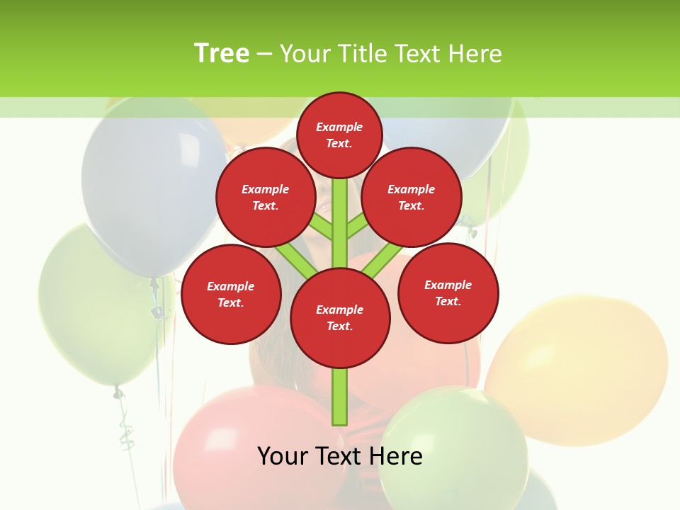 Caucasian White Cheerful PowerPoint Template