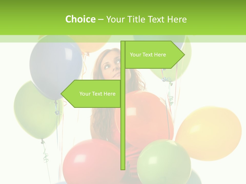 Caucasian White Cheerful PowerPoint Template