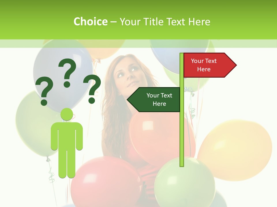 Caucasian White Cheerful PowerPoint Template