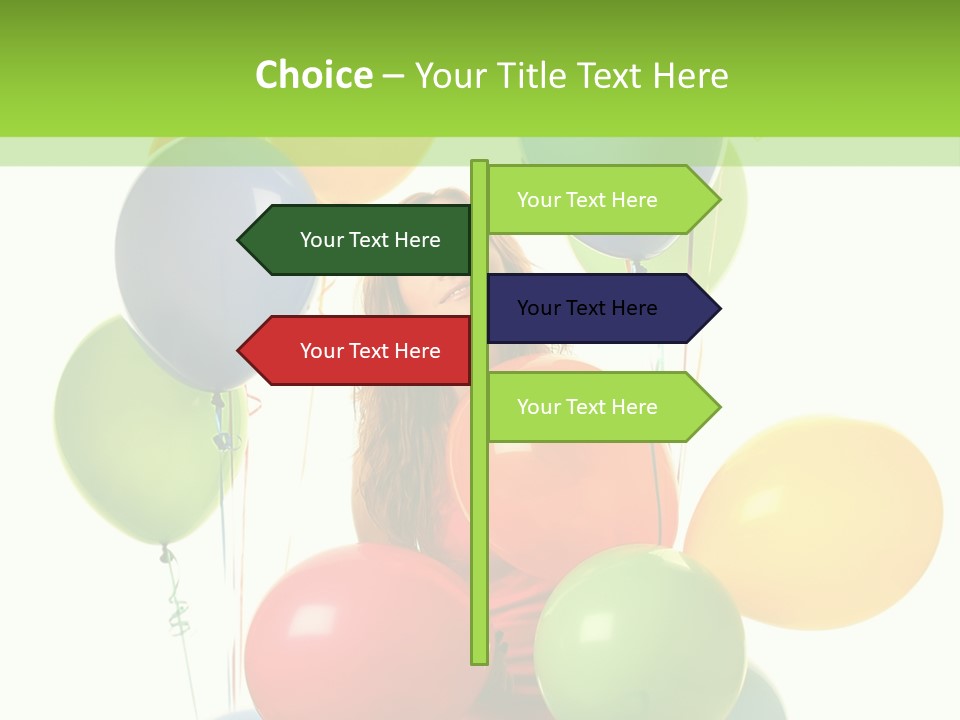 Caucasian White Cheerful PowerPoint Template