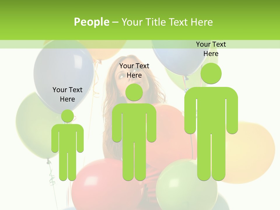 Caucasian White Cheerful PowerPoint Template