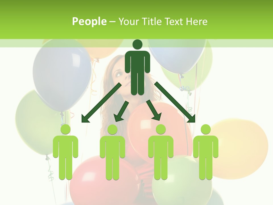 Caucasian White Cheerful PowerPoint Template