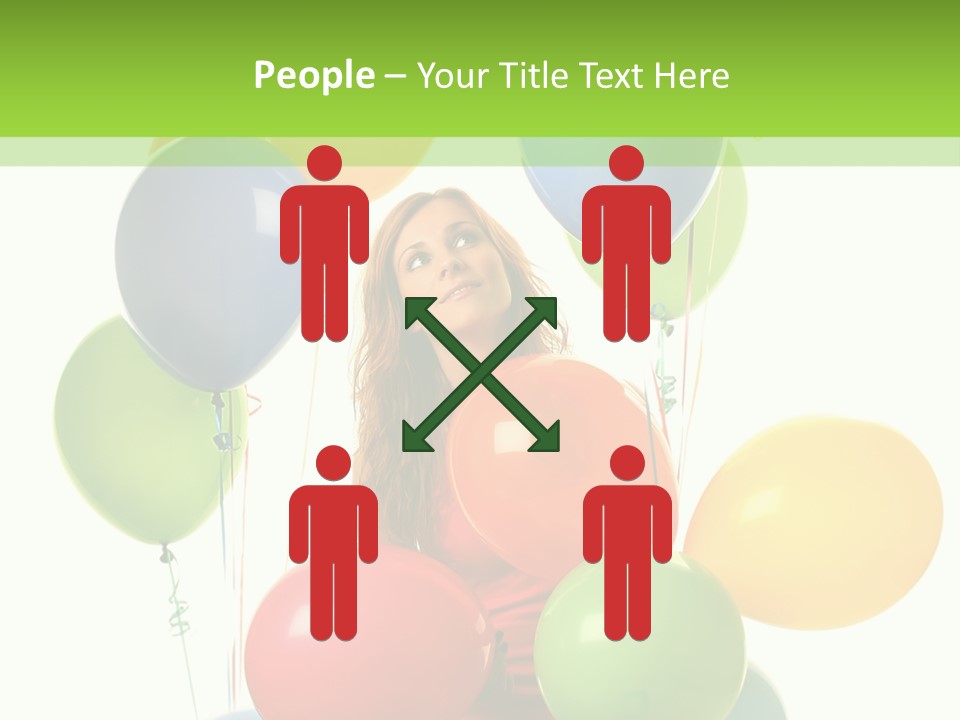 Caucasian White Cheerful PowerPoint Template