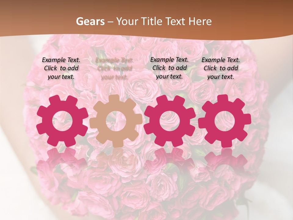 Bouquet Bloom Officially PowerPoint Template