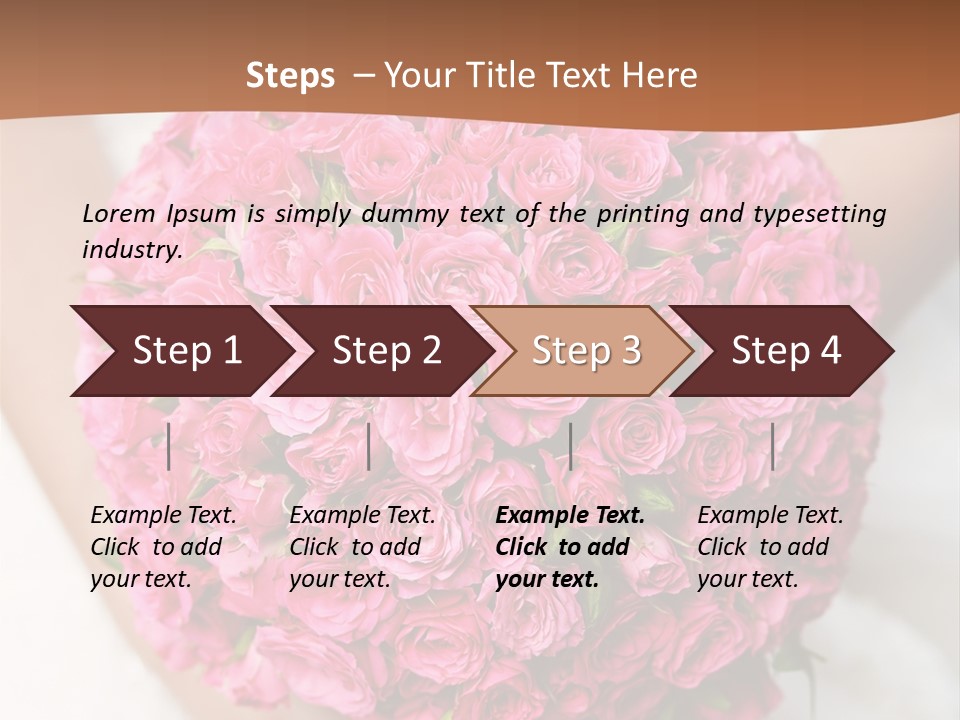 Bouquet Bloom Officially PowerPoint Template