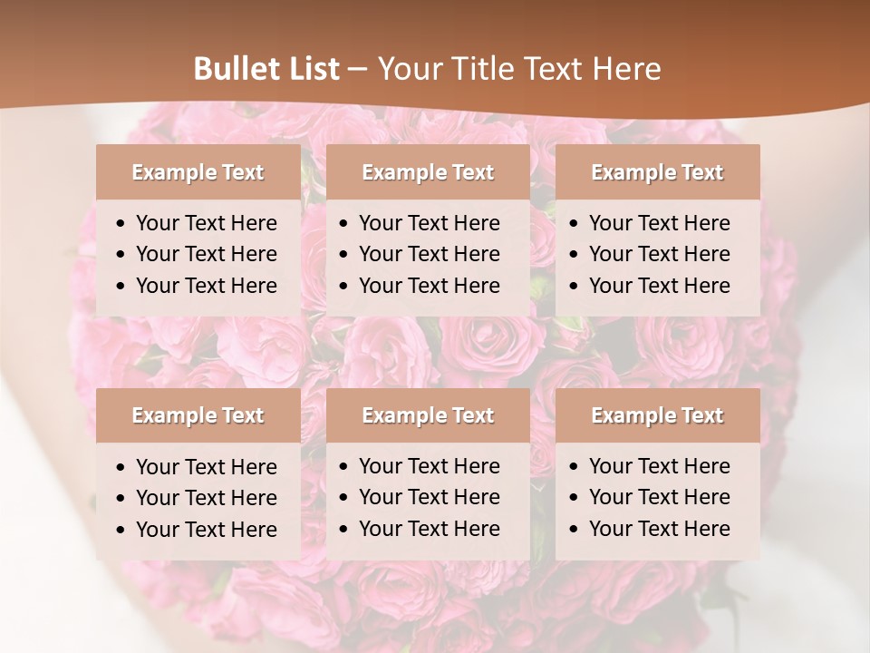 Bouquet Bloom Officially PowerPoint Template