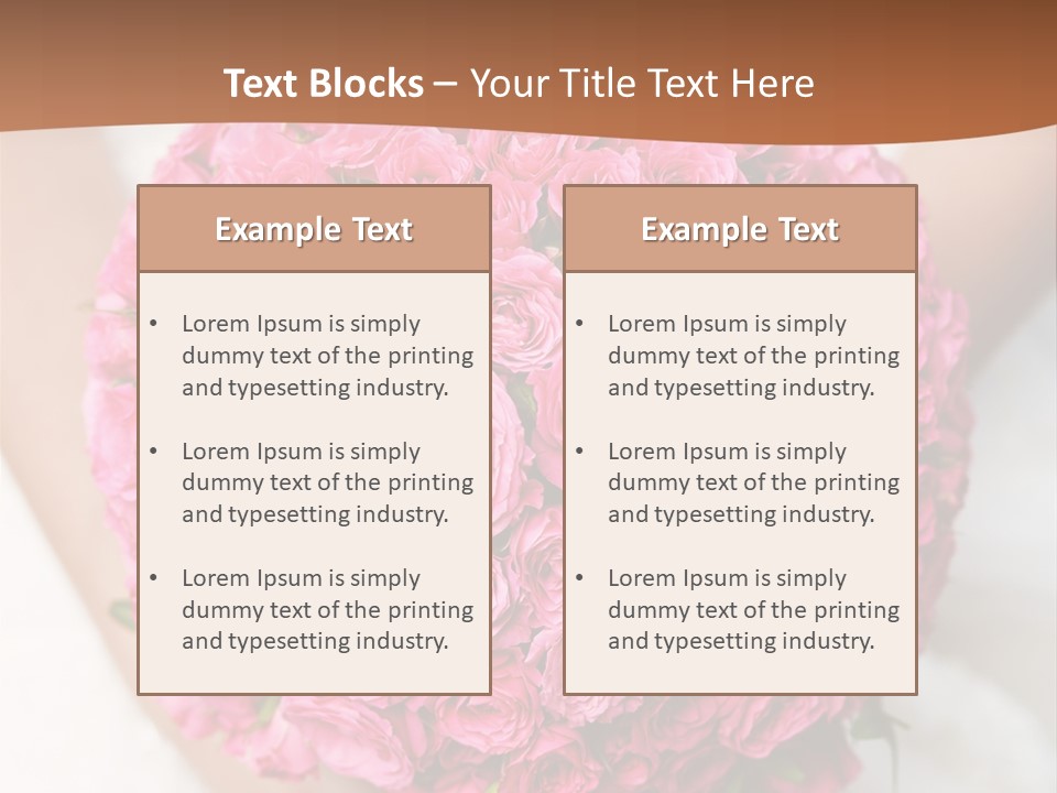 Bouquet Bloom Officially PowerPoint Template