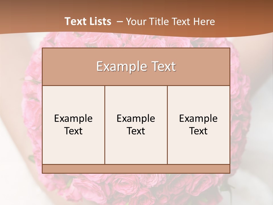 Bouquet Bloom Officially PowerPoint Template