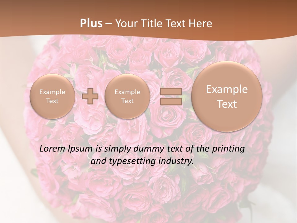 Bouquet Bloom Officially PowerPoint Template