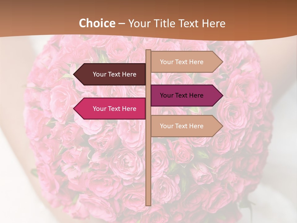 Bouquet Bloom Officially PowerPoint Template