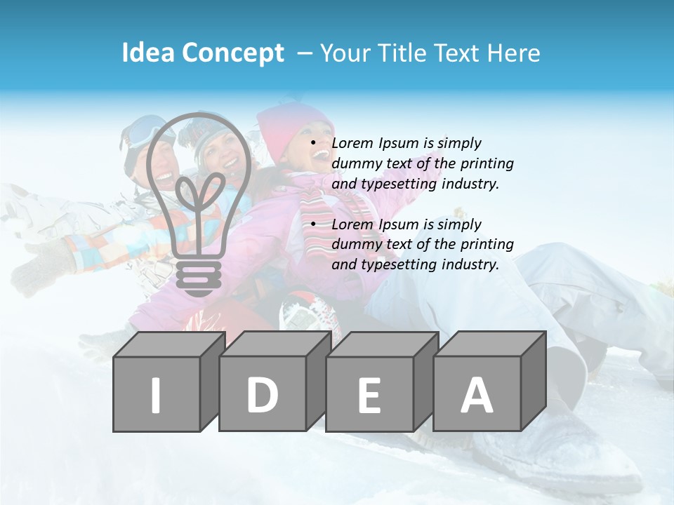 Activities Happiness White PowerPoint Template