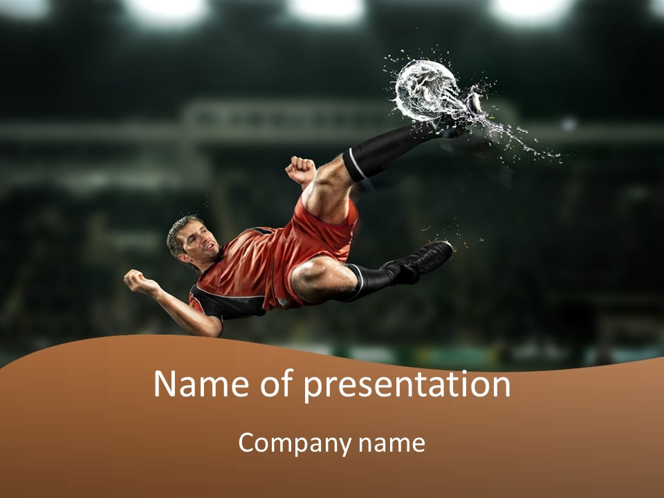 Champion Yong People PowerPoint Template