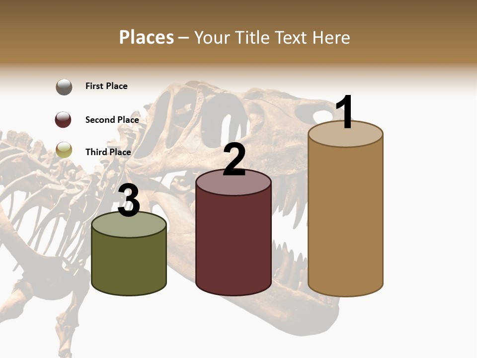 Red Museum Stone PowerPoint Template