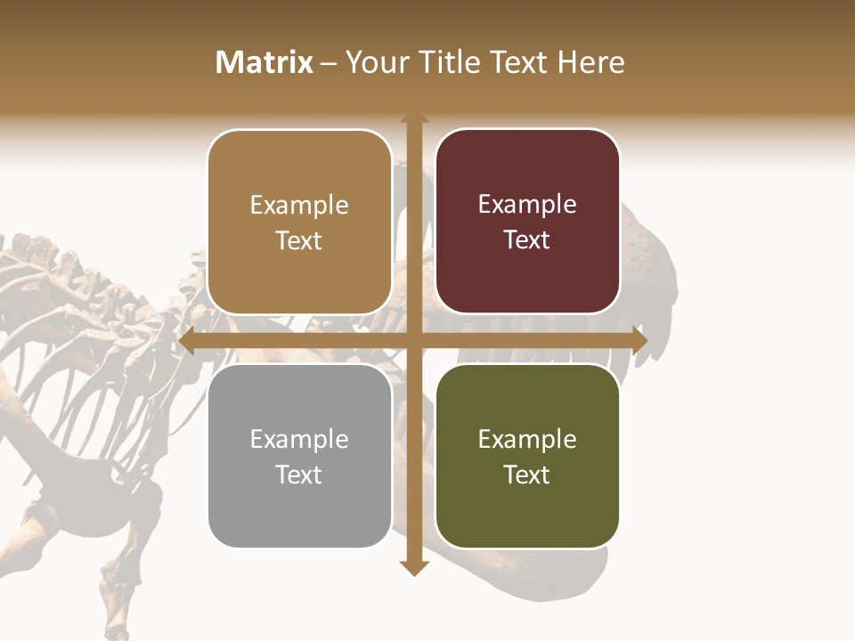 Red Museum Stone PowerPoint Template