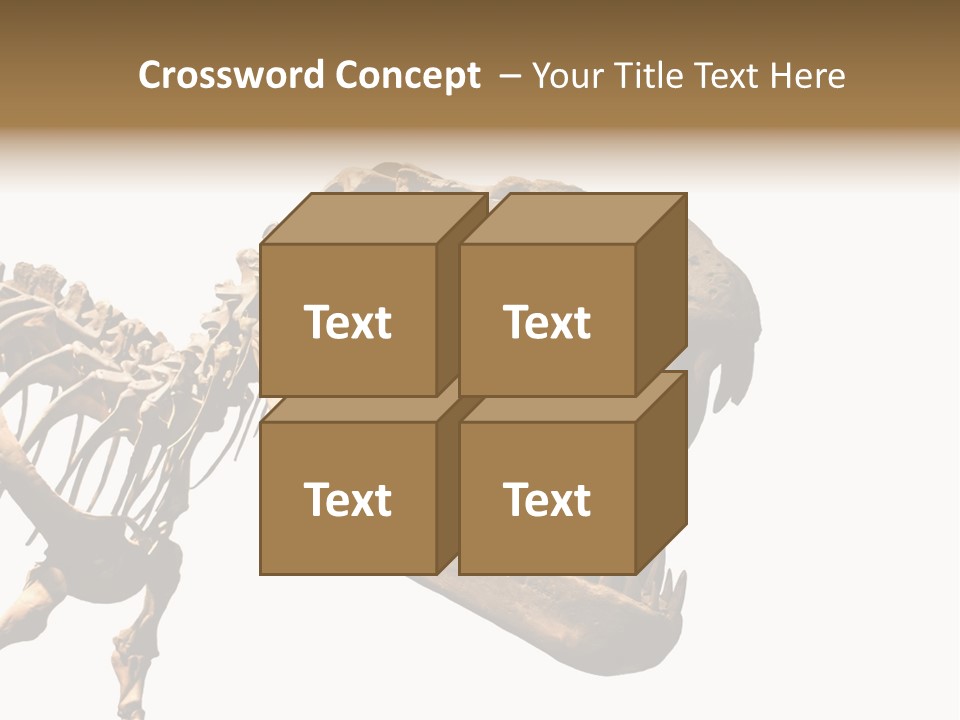 Red Museum Stone PowerPoint Template