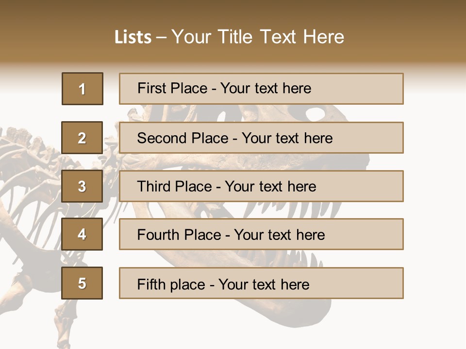 Red Museum Stone PowerPoint Template