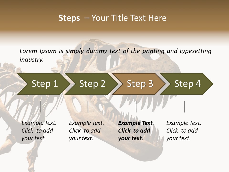 Red Museum Stone PowerPoint Template