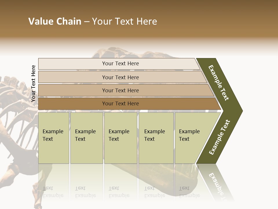 Red Museum Stone PowerPoint Template