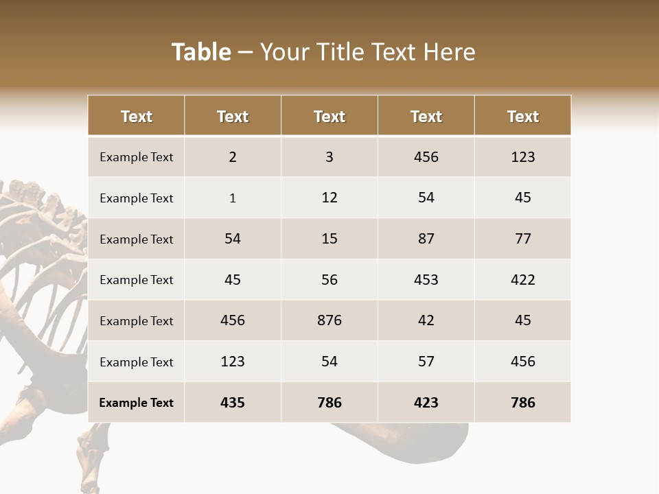 Red Museum Stone PowerPoint Template