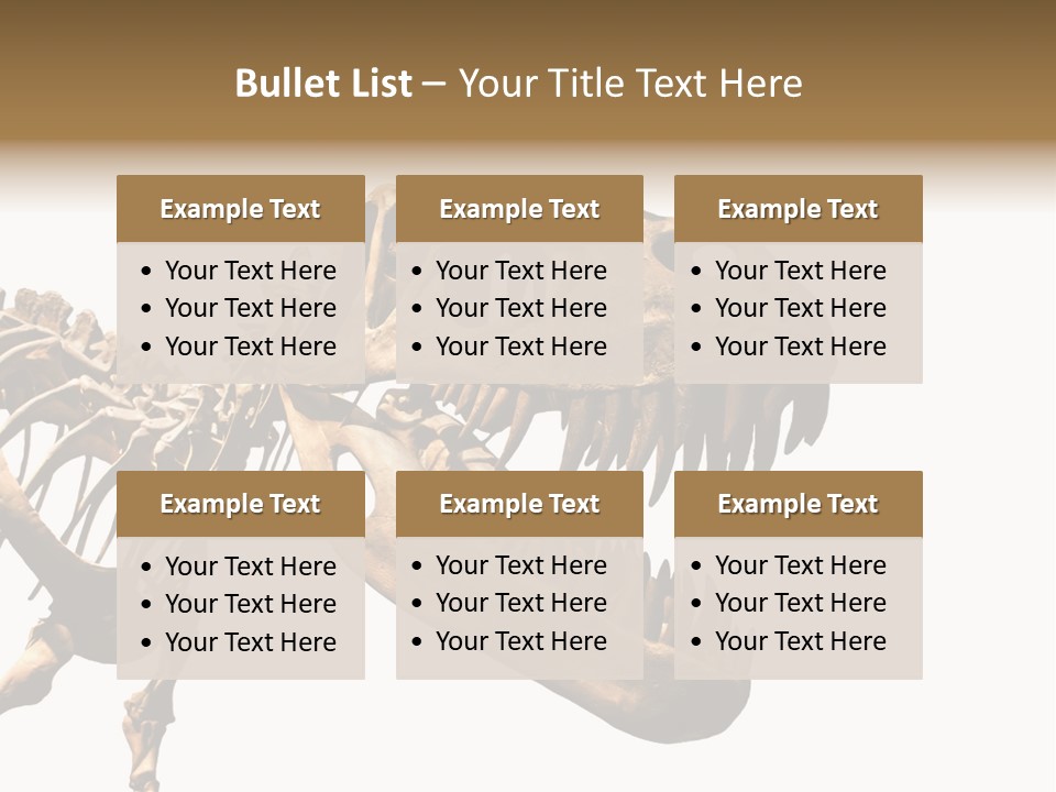 Red Museum Stone PowerPoint Template