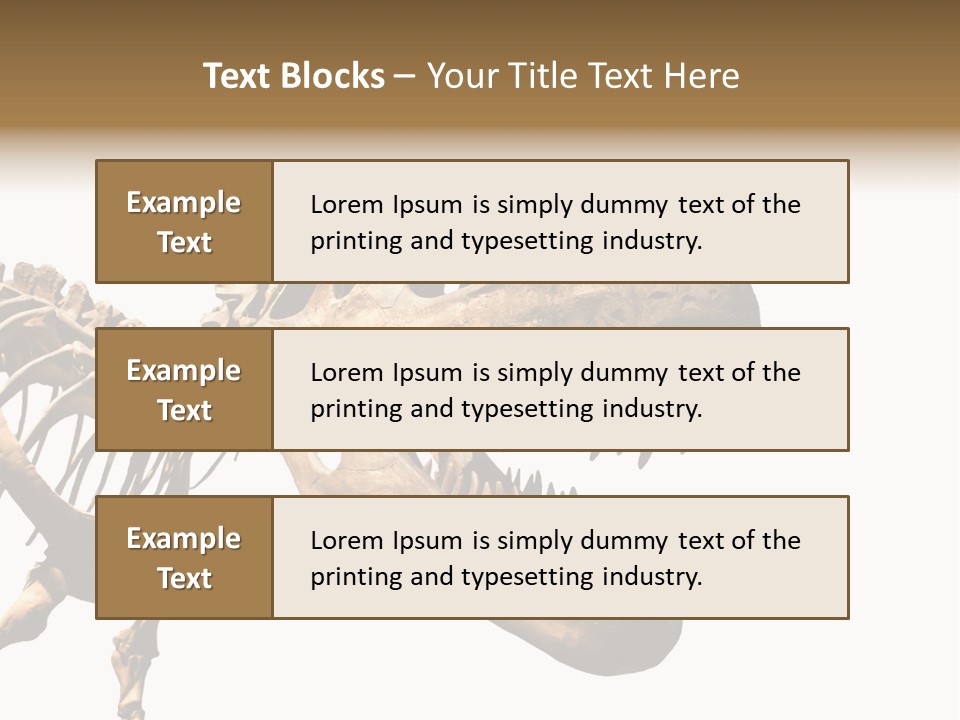 Red Museum Stone PowerPoint Template